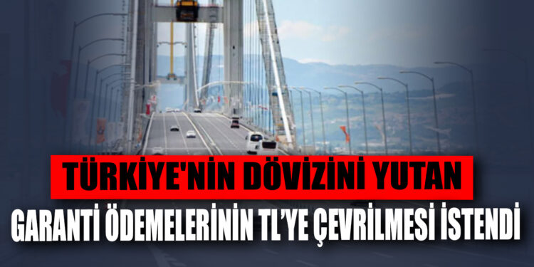 Türkiye’nin dövizini yutan garanti ödemelerinin TL’ye çevrilmesi istendi